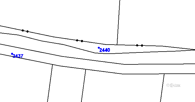 Parcela st. 2041/7 v KÚ Radonice u Drahotěšic, Katastrální mapa