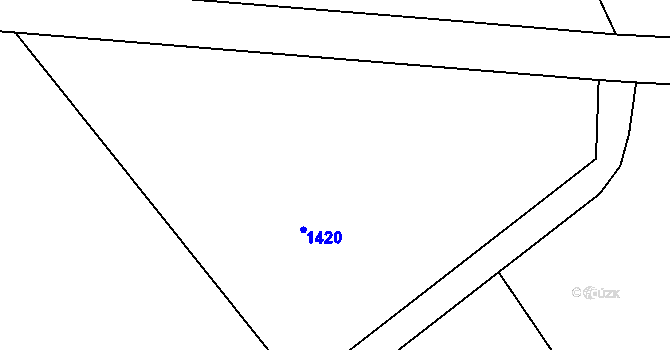 Parcela st. 843/1 v KÚ Drahotín, Katastrální mapa