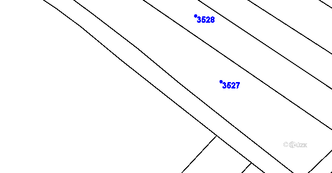 Parcela st. 2627/1 v KÚ Dražovice, Katastrální mapa