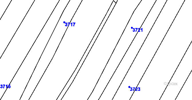 Parcela st. 3361/2 v KÚ Dražovice, Katastrální mapa