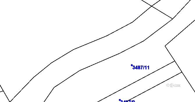 Parcela st. 2620/6 v KÚ Dražovice, Katastrální mapa