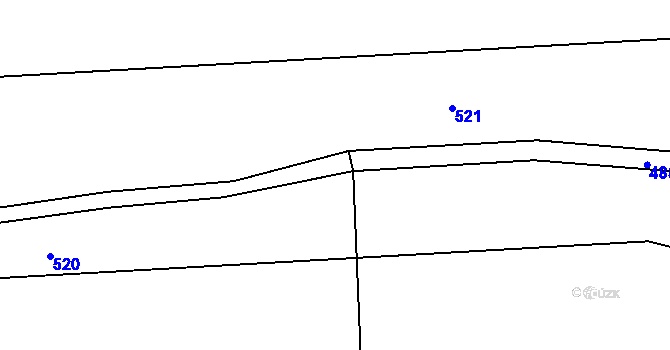 Parcela st. 48/7 v KÚ Černíkov u Strakonic, Katastrální mapa