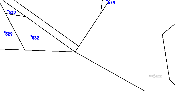 Parcela st. 234/16 v KÚ Černíkov u Strakonic, Katastrální mapa