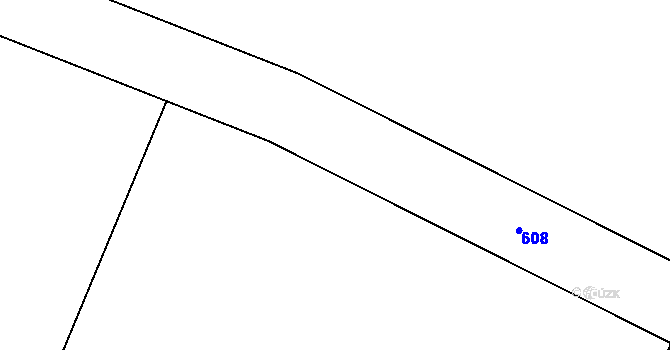 Parcela st. 408/6 v KÚ Černíkov u Strakonic, Katastrální mapa