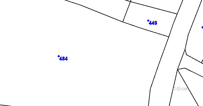 Parcela st. 95/19 v KÚ Černíkov u Strakonic, Katastrální mapa