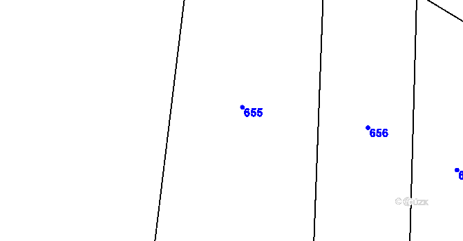 Parcela st. 76/3 v KÚ Černíkov u Strakonic, Katastrální mapa