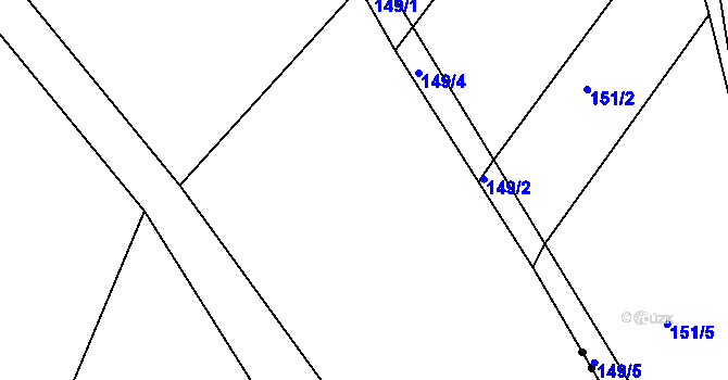 Parcela st. 144/26 v KÚ Černíkov u Strakonic, Katastrální mapa