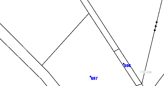 Parcela st. 144/22 v KÚ Černíkov u Strakonic, Katastrální mapa