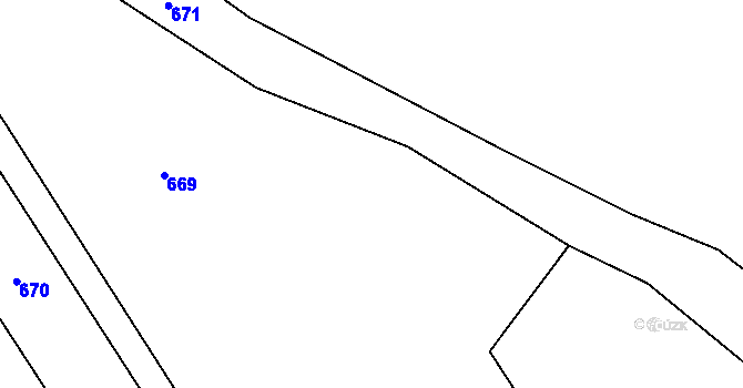 Parcela st. 149/2 v KÚ Černíkov u Strakonic, Katastrální mapa