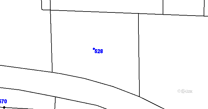 Parcela st. 370/16 v KÚ Černíkov u Strakonic, Katastrální mapa