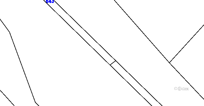 Parcela st. 426/10 v KÚ Černíkov u Strakonic, Katastrální mapa