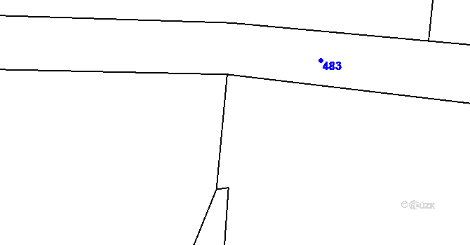 Parcela st. 95/9 v KÚ Černíkov u Strakonic, Katastrální mapa