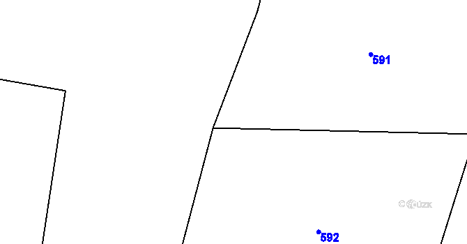 Parcela st. 79/21 v KÚ Černíkov u Strakonic, Katastrální mapa