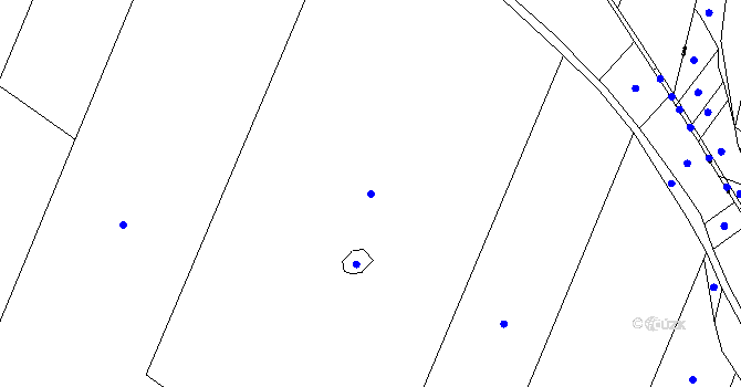 Parcela st. 664 v KÚ Černíkov u Strakonic, Katastrální mapa