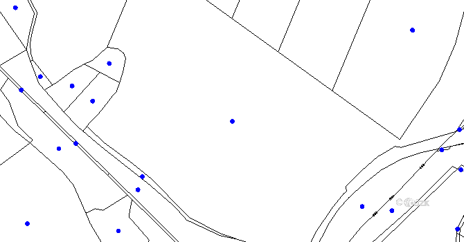 Parcela st. 678 v KÚ Černíkov u Strakonic, Katastrální mapa
