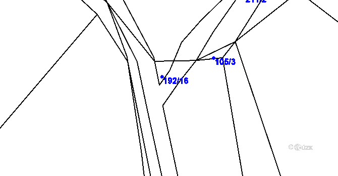 Parcela st. 269/3 v KÚ Podolí u Strakonic, Katastrální mapa