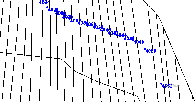 Parcela st. 2065/53 v KÚ Drslavice, Katastrální mapa