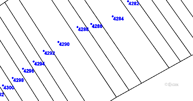 Parcela st. 2770/106 v KÚ Drslavice, Katastrální mapa