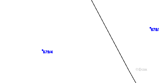 Parcela st. 680/1 v KÚ Družec, Katastrální mapa