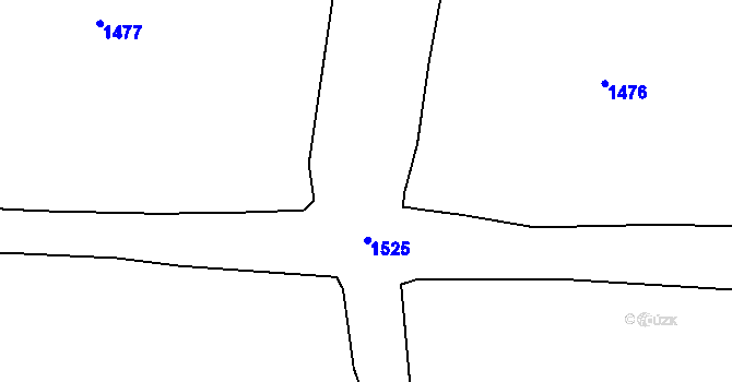 Parcela st. 761/2 v KÚ Dub u Ratibořských Hor, Katastrální mapa