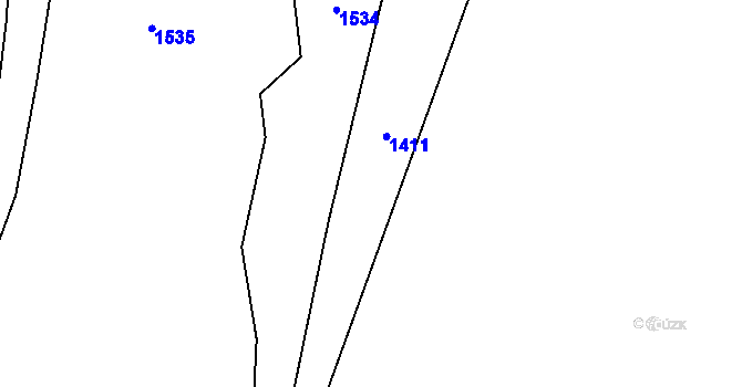 Parcela st. 777/3 v KÚ Dub u Ratibořských Hor, Katastrální mapa