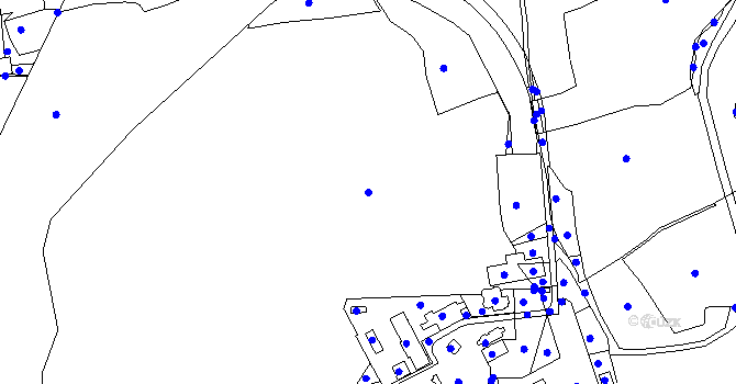 Parcela st. 387/20 v KÚ Dubenec u Příbramě, Katastrální mapa