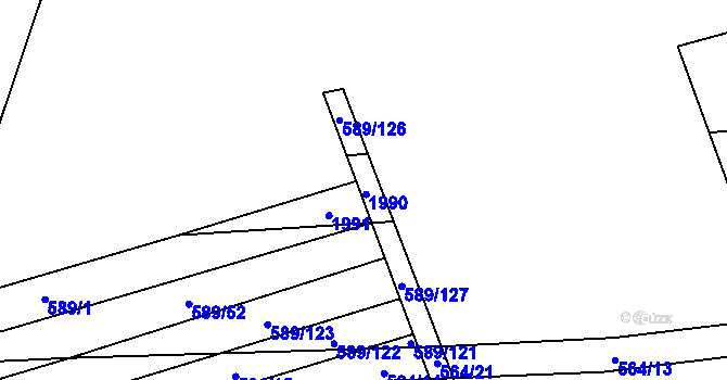 Parcela st. 310/4 v KÚ Dubicko, Katastrální mapa