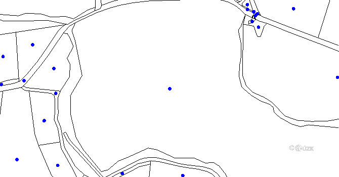 Parcela st. 1131 v KÚ Dubné, Katastrální mapa