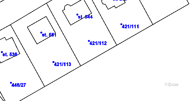 Parcela st. 1022/4 v KÚ Dušejov, Katastrální mapa