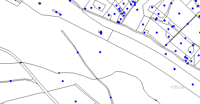Parcela st. 311/2 v KÚ Sylvárov, Katastrální mapa