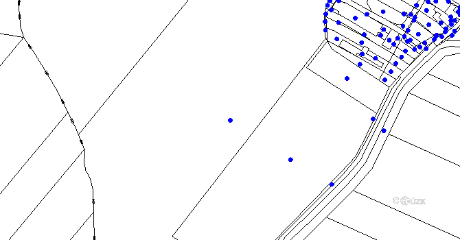 Parcela st. 1041/1 v KÚ Dynín, Katastrální mapa