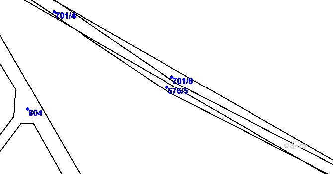 Parcela st. 576/5 v KÚ Lhota u Dynína, Katastrální mapa