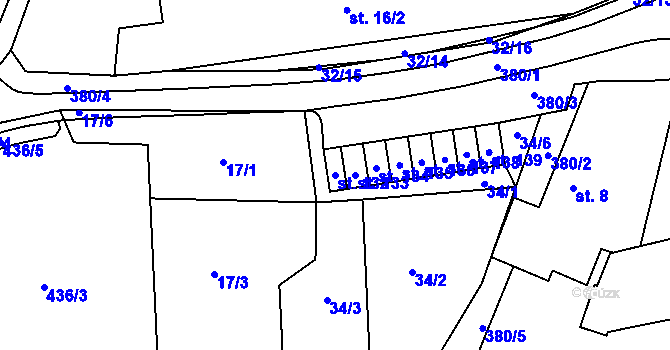Parcela st. 132 v KÚ Slatina u Františkových Lázní, Katastrální mapa