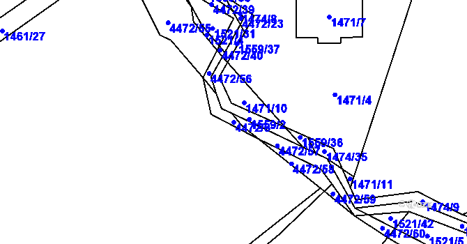 Parcela st. 4472/6 v KÚ Frenštát pod Radhoštěm, Katastrální mapa