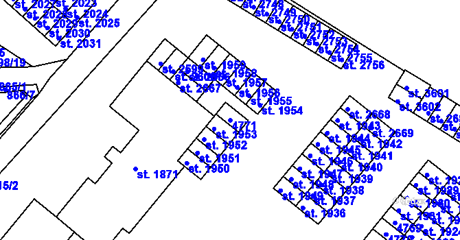 Parcela st. 4771 v KÚ Frenštát pod Radhoštěm, Katastrální mapa
