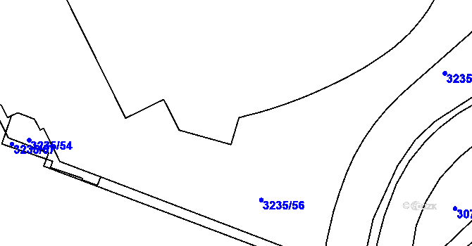 Parcela st. 3235/12 v KÚ Frýdek, Katastrální mapa
