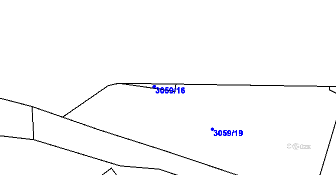 Parcela st. 3059/17 v KÚ Frýdek, Katastrální mapa