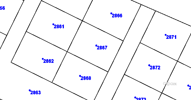 Parcela st. 778/259 v KÚ Frymburk, Katastrální mapa
