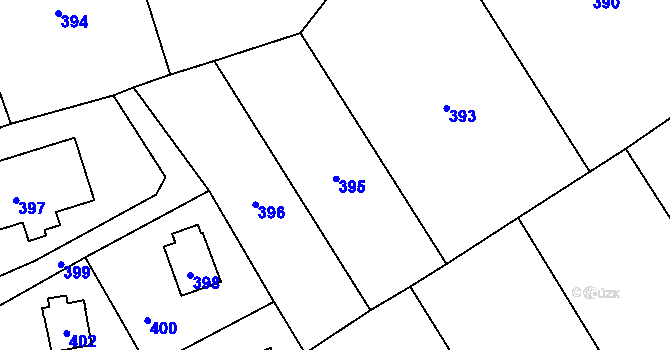 Parcela st. 113/22 v KÚ Tři Studně, Katastrální mapa