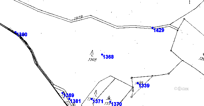 Parcela st. 207 v KÚ Tři Studně, Katastrální mapa