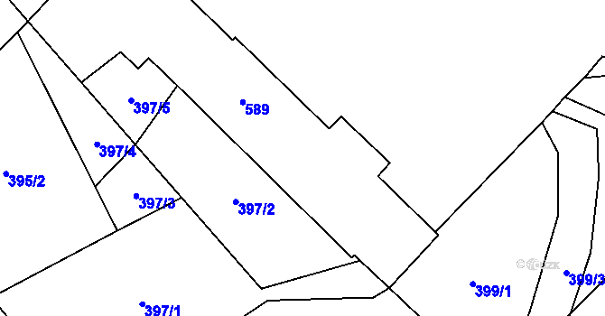 Parcela st. 37/2 v KÚ Kobylí Hlava, Katastrální mapa