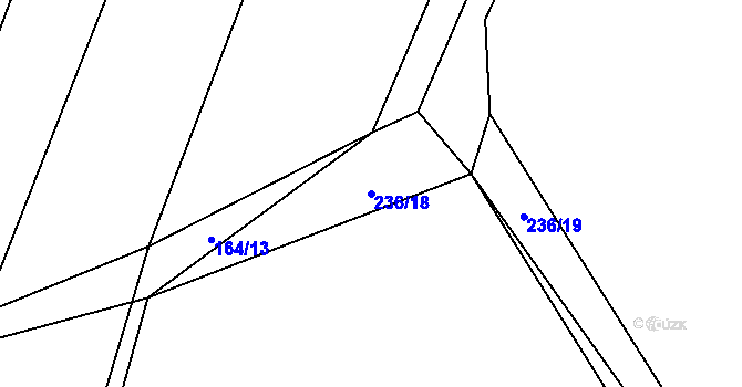 Parcela st. 236/18 v KÚ Kobylí Hlava, Katastrální mapa