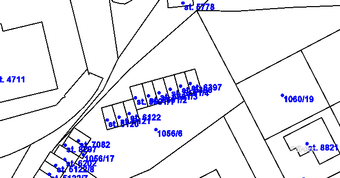 Parcela st. 5591/4 v KÚ Zlín, Katastrální mapa