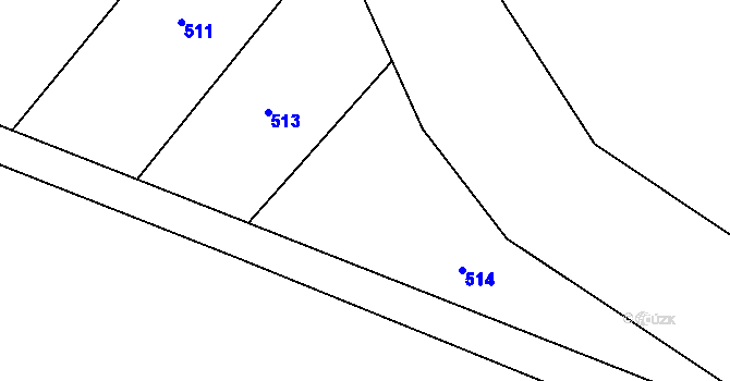 Parcela st. 417/1 v KÚ Žipotín, Katastrální mapa