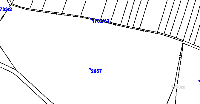 Parcela st. 982 v KÚ Habrovany, Katastrální mapa