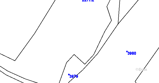 Parcela st. 2279 v KÚ Habrovany, Katastrální mapa
