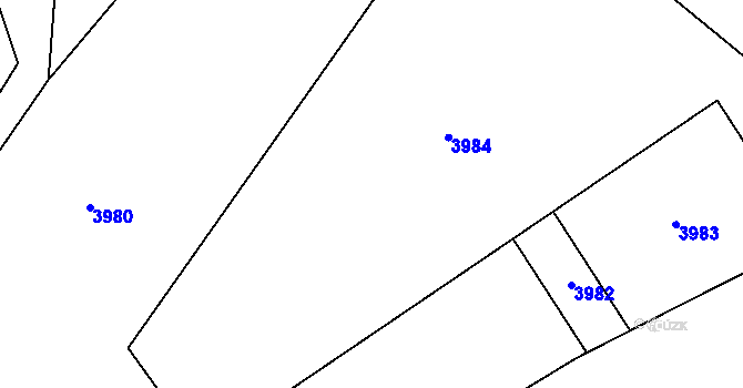 Parcela st. 2286 v KÚ Habrovany, Katastrální mapa