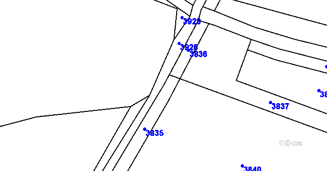 Parcela st. 2394 v KÚ Habrovany, Katastrální mapa