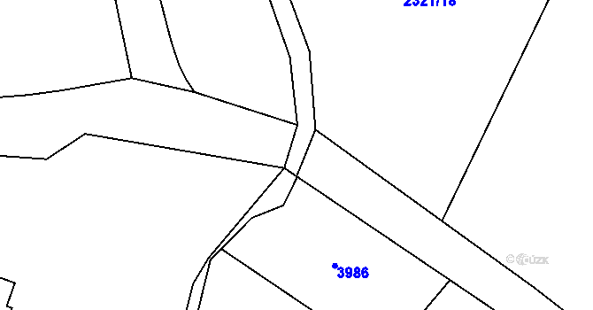 Parcela st. 2394/1 v KÚ Habrovany, Katastrální mapa