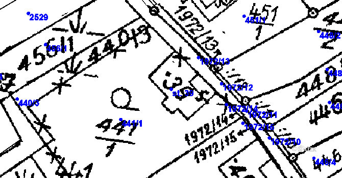Parcela st. 39 v KÚ Dolní Sytová, Katastrální mapa